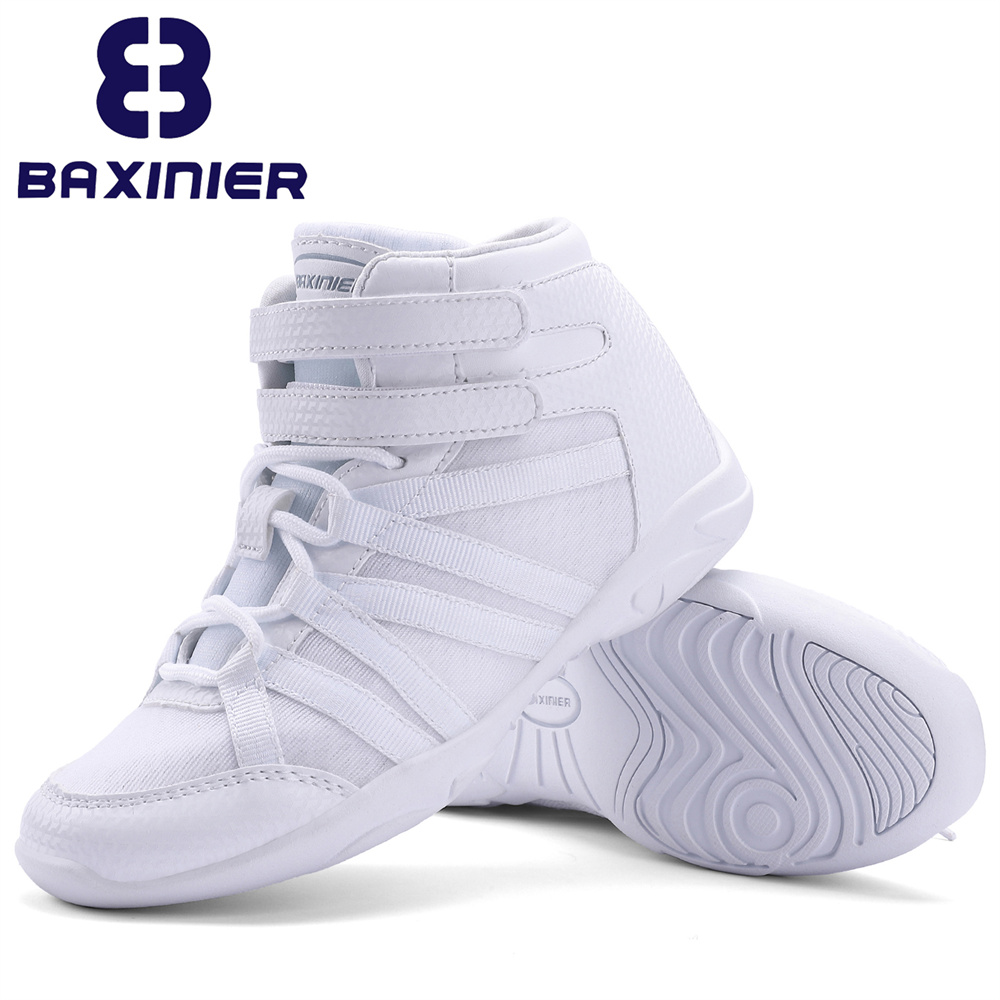 White Sneaker Care Kit - BAXINIER Meninas Branco High Top Cheerleading