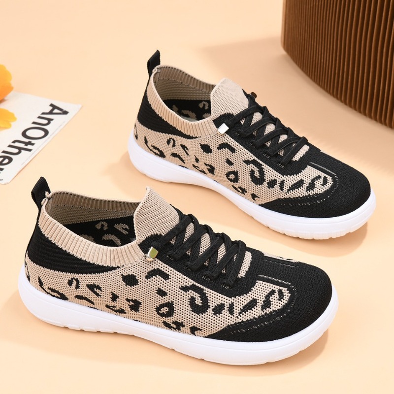 Sneaker Zone - Tênis feminino de malha com estampa
