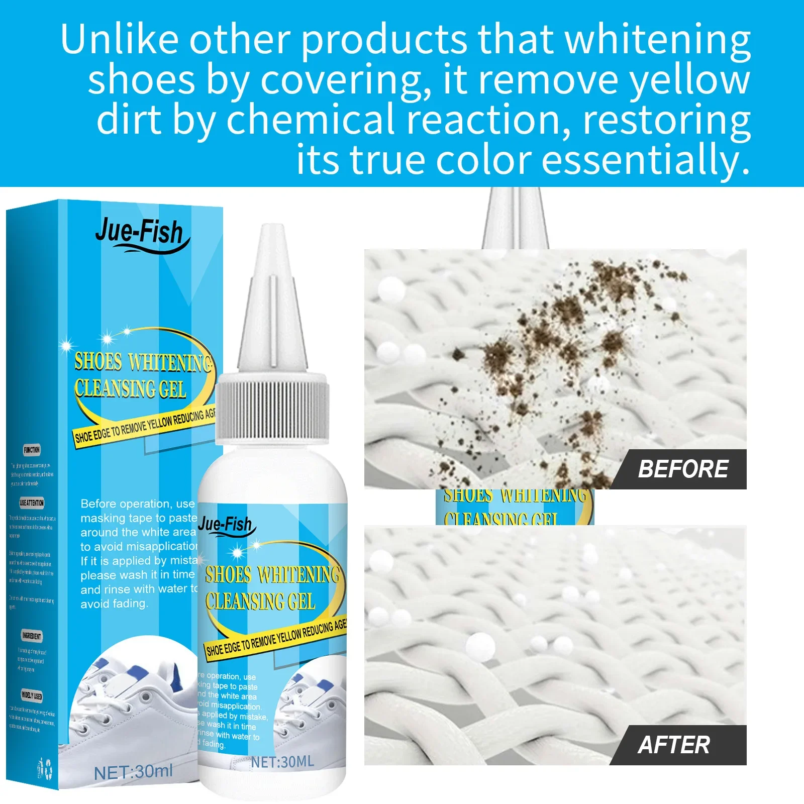 Sapatos brancos Gel De Limpeza - Sneaker Care Products avaliação e preço