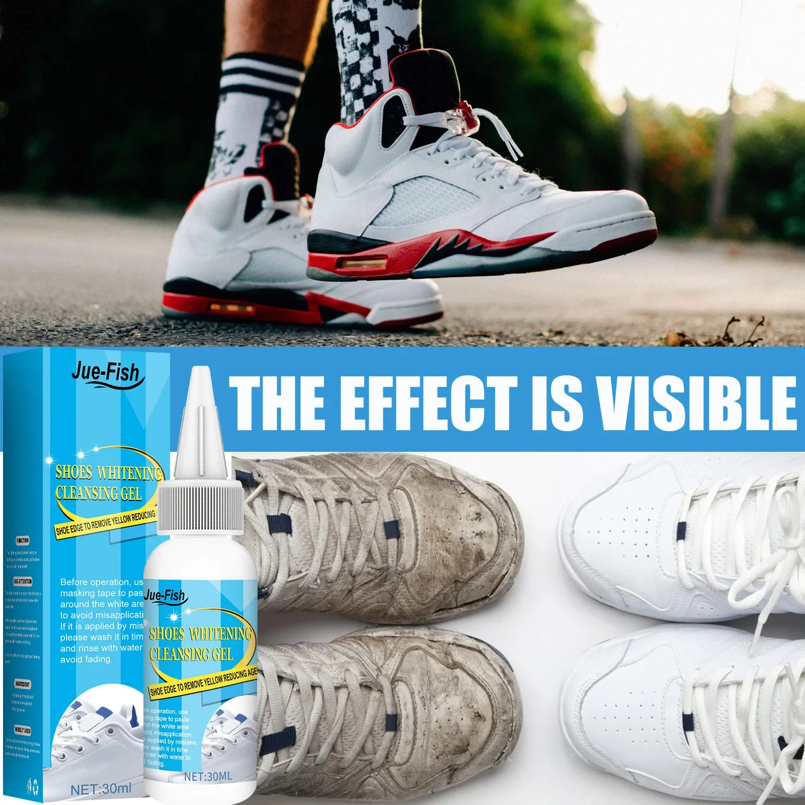 Sapatos brancos Gel De Limpeza - Sneaker Care Products avaliação e preço